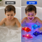 AquaGlim™ 4-pcs — Transform Bath Time Into Magical Light and Laughter