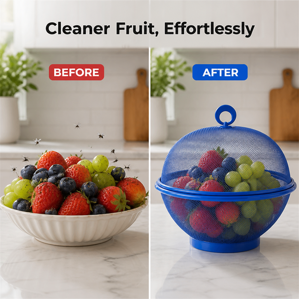 FruitMist™ Basket — Enjoy Crisp, Bug-Free Berries Effortlessly Every Time
