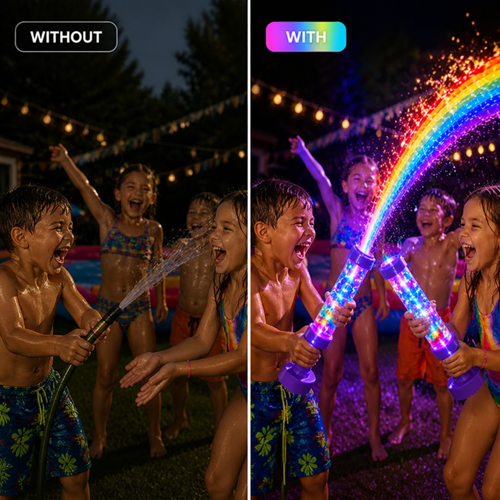 Glowvilo™ — Ignite Joy with Every Neon-Glow Water Blast