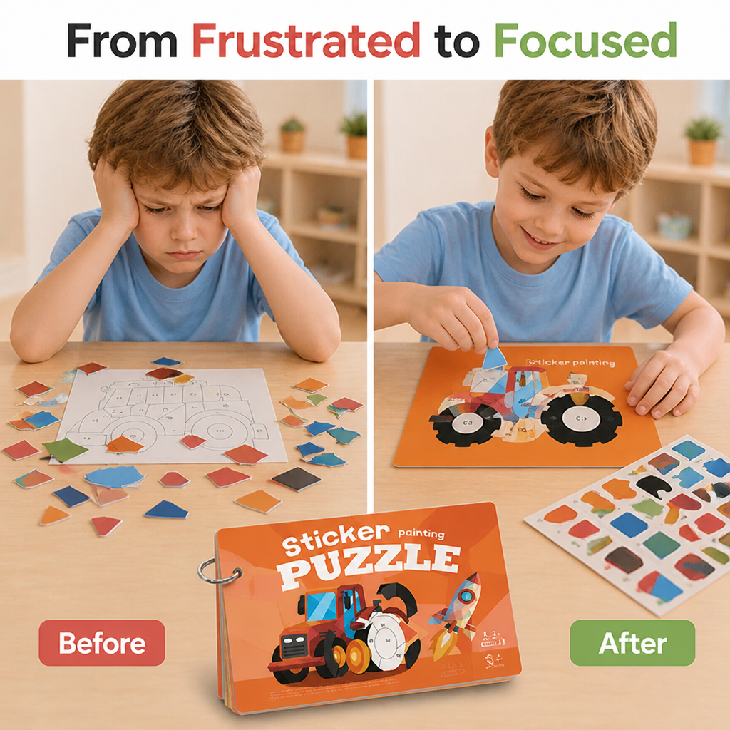 Craftiva™ — Ignite Your Child’s Confidence and Creativity with Every Mess-Free Sticker Adventure