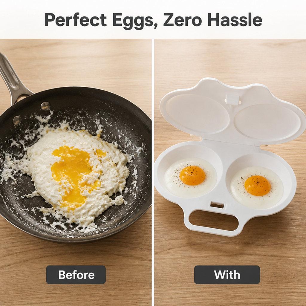 Ovella™ Egg Cooker — Perfectly Poached Eggs That Brighten Every Morning