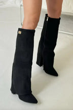 Elevare™ High-Heel Boots with Trousers — Step Confidently Into Warmth and Unstoppable Style