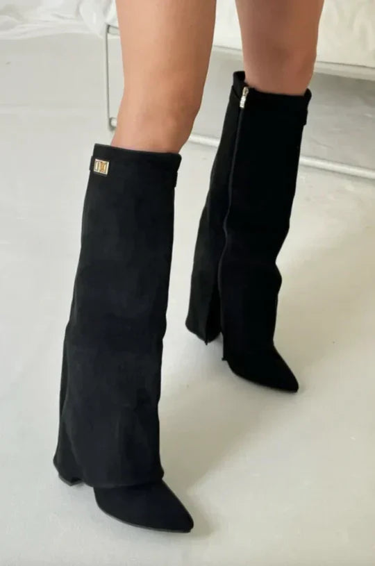 Elevare™ High-Heel Boots with Trousers — Step Confidently Into Warmth and Unstoppable Style