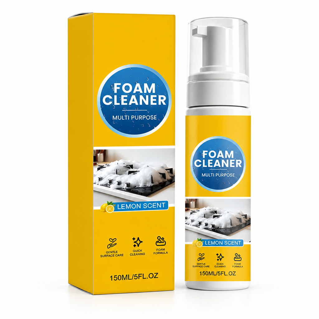 Foamvanta™ Foam Cleanser — Effortlessly Blast Grease and Ignite Fresh Lemon Sparkle