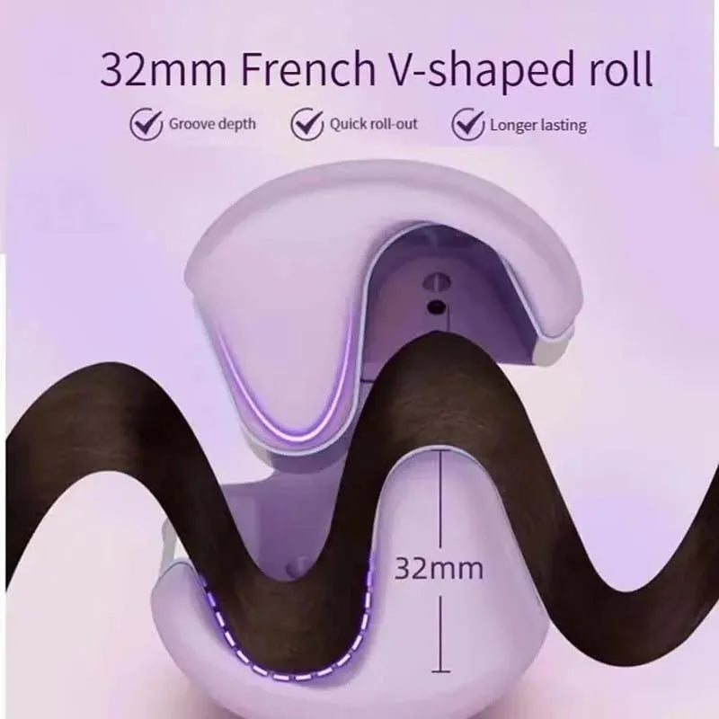 VivaCurl™ 3 Barrel Ceramic Curler — Unleash Stunning, Head-Turning Waves That Last All Day
