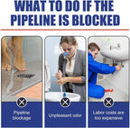 FoamFlow™ Drain Rescue — Effortless Foam Action That Banishes Clogs and Germs for Fresh, Flowing Drains