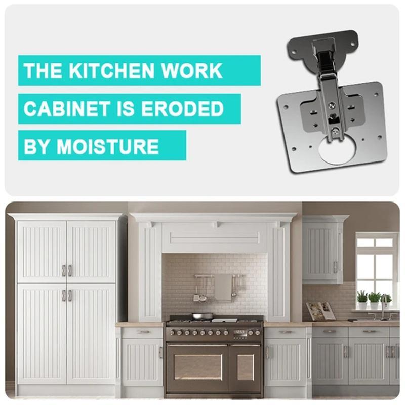 FortiFix™ Hinge Side Plate Repair Pieces — Lock Your Cabinets Tight for Smooth, Steady Doors That Last
