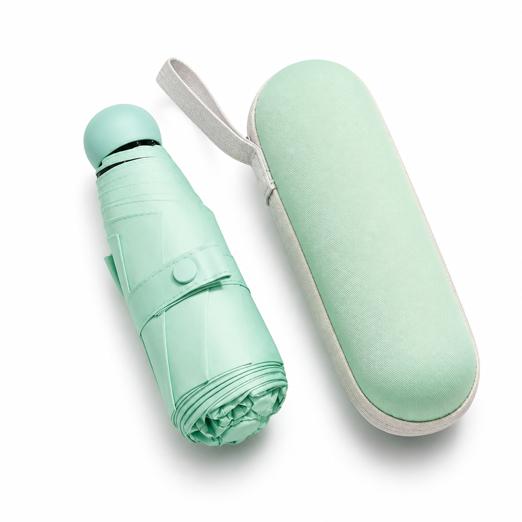 LumaShade™ Mini Travel Umbrella — Your Pocket-Sized Shield Against Sun, Rain, and Wind