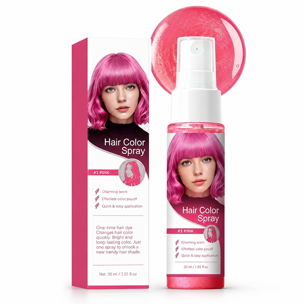 VibranceRush™ Temporary Hair Color Spray — Ignite Instant Confidence with Effortless, Damage-Free Color