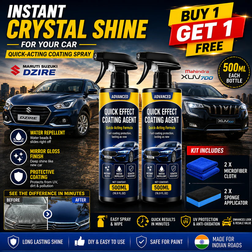 VividShield™ Ceramic Spray — Instantly Transforms Your Ride with Mirror-Like Shine and Lasting Protection