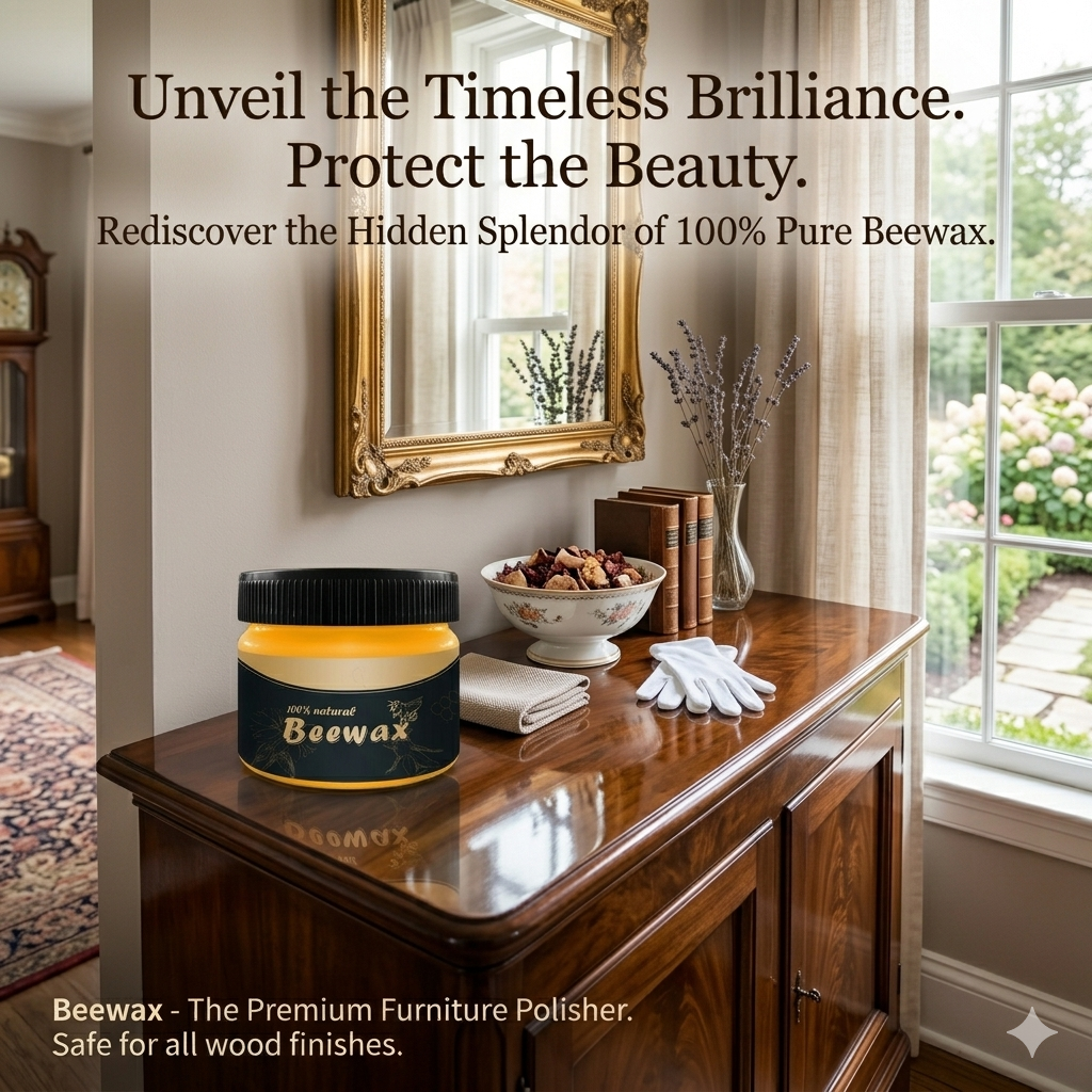 BeeLux™ — Instantly Revive Your Wood’s Rich, Silky Glow and Protect Its Beauty for Years