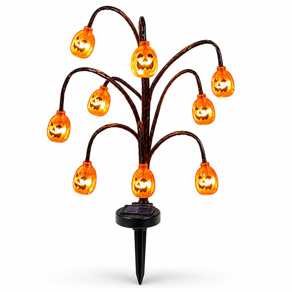 PumpkinGlow™ Pumpkin Branch Lights — Ignite Your Yard with a Spellbinding Halloween Glow