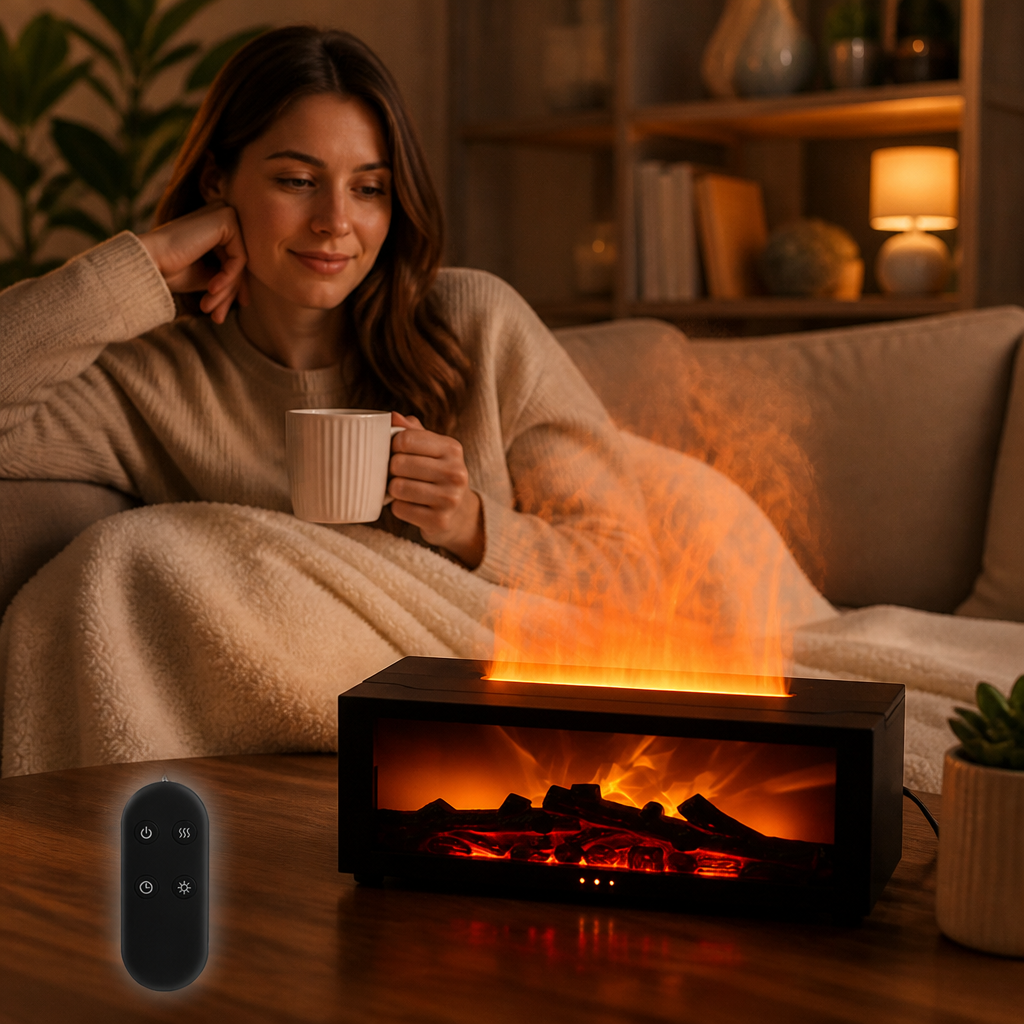BlazeAura™ — Transform Your Space into a Soothing Flame-Filled Sanctuary
