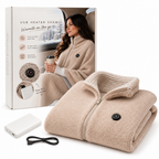 AmberEase™ Rechargeable Heated Blanket & Scarf — Wrap Yourself in Portable, Personalized Warmth Anytime