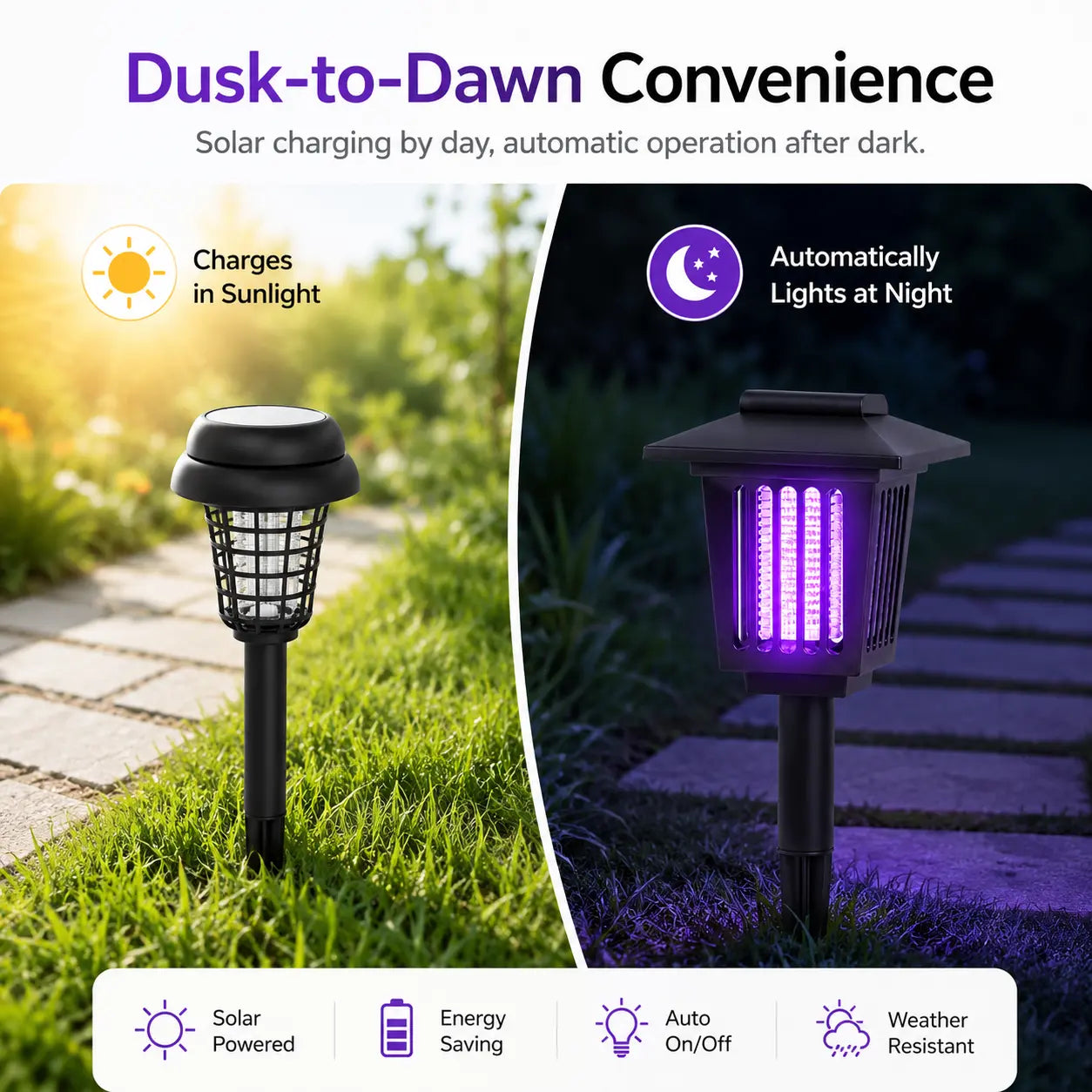 SunSentry™ — Reclaim Your Evenings with Mosquito-Free, Soothing Light