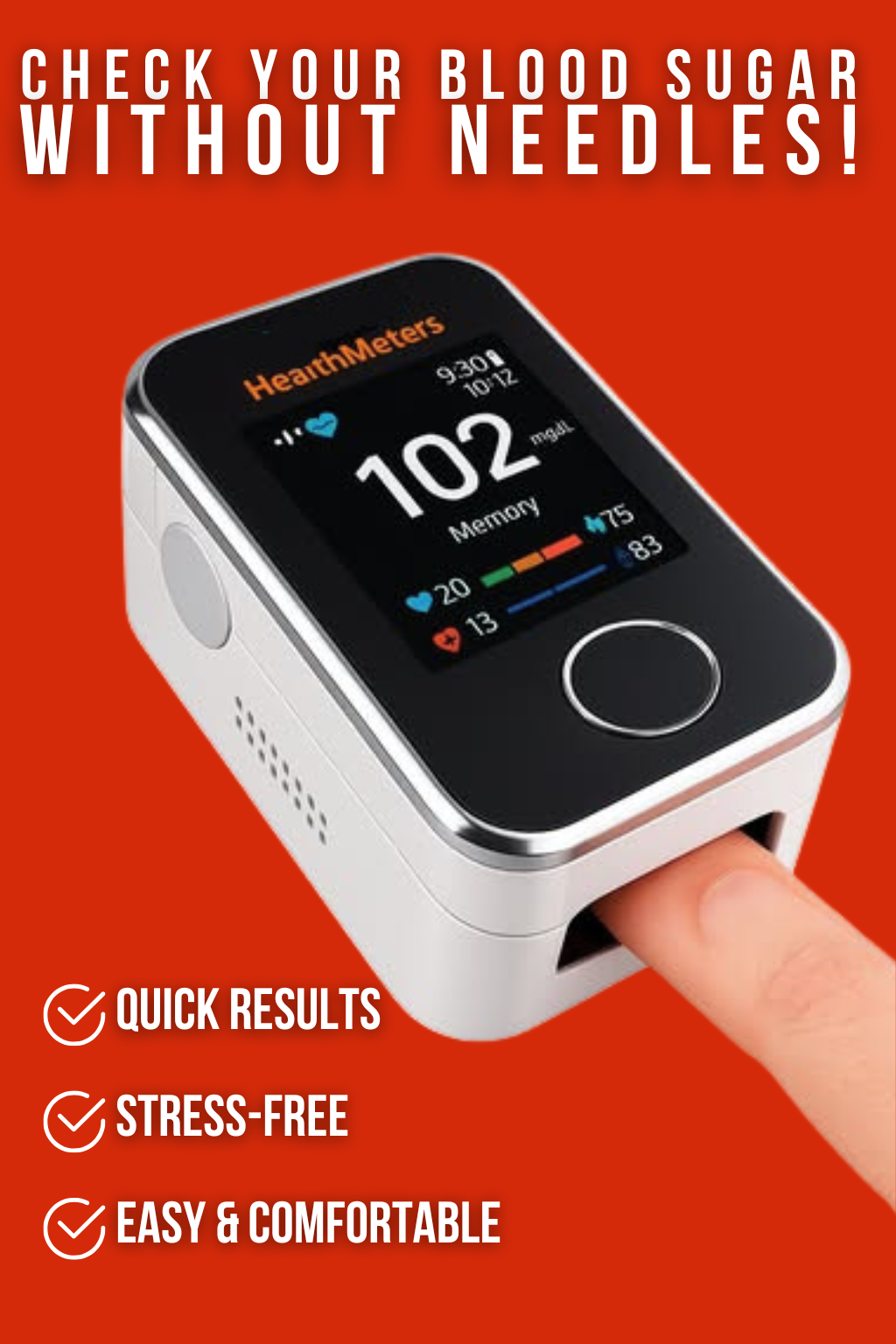 GlucoSense™ Pulse — Take Control Instantly, Pain-Free, and Confident Every Day