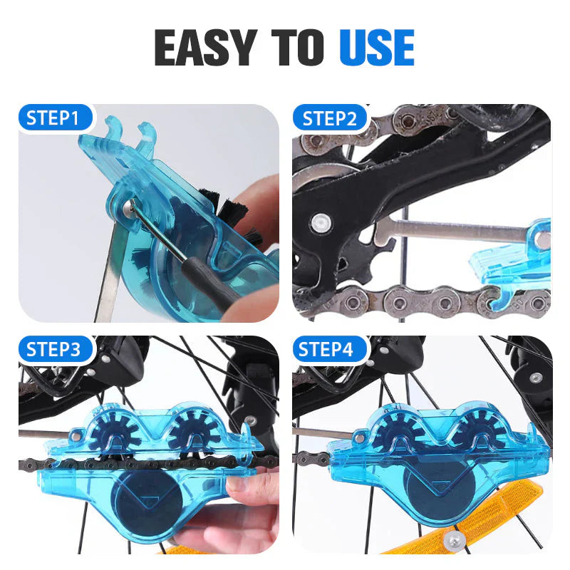 SwiftScrub™ — Effortless Chain Cleaning for Smoother, Faster Rides Every Time