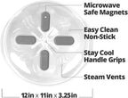 MagniShield™ — Experience Effortless Clean Microwaves and Perfectly Heated Meals Every Time