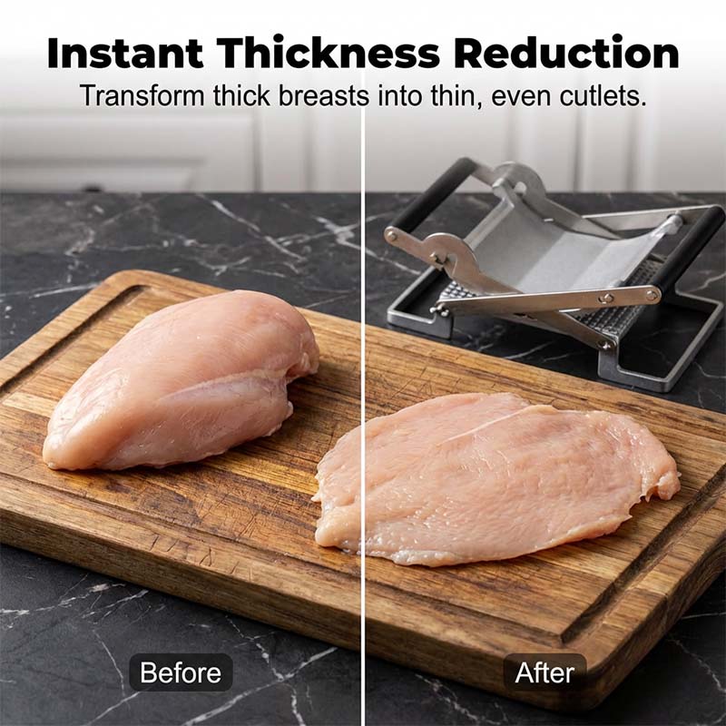 SteelEase™ — Effortless Power for Juicy, Melt-In-Your-Mouth Meat Every Time