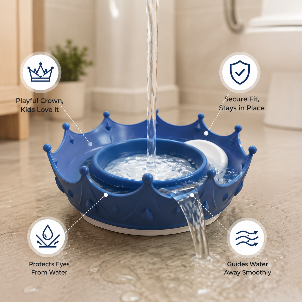 Little Majesty™ — Turn Bath Time Into Your Child’s Favorite, Tear-Free Playtime Royale