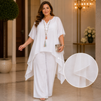 LunaEase™ Linen Casual Two-Piece Set — Effortless Everyday Comfort with Relaxed Style and Breezy Elegance