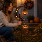 MoonlitMyst™ Solar Pumpkin Stake Light — Turn Your Yard into a Cozy, Magical Halloween Glow That Everyone Remembers