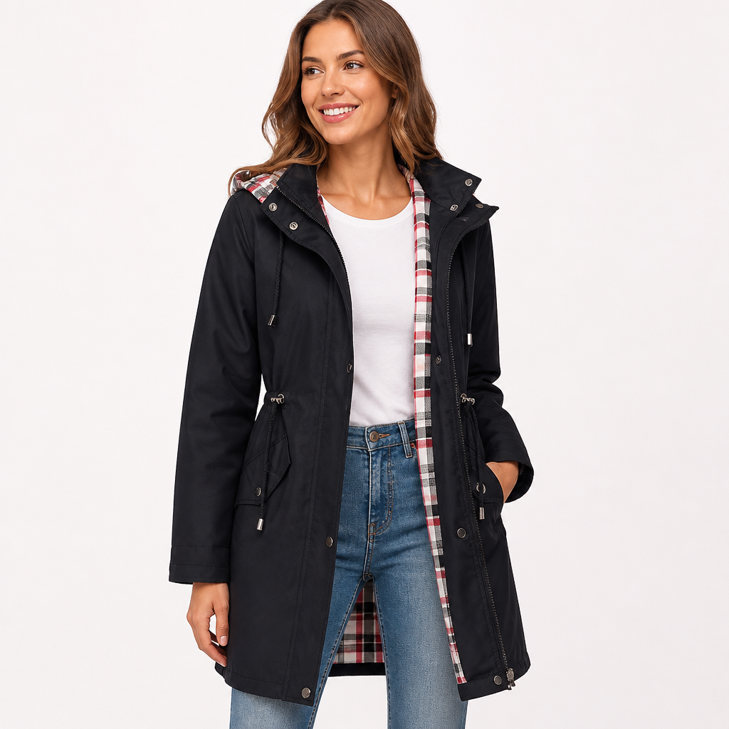 Rainara™ — Feel Unstoppable in Every Drop with Flattering, Featherlight Weatherproof Style