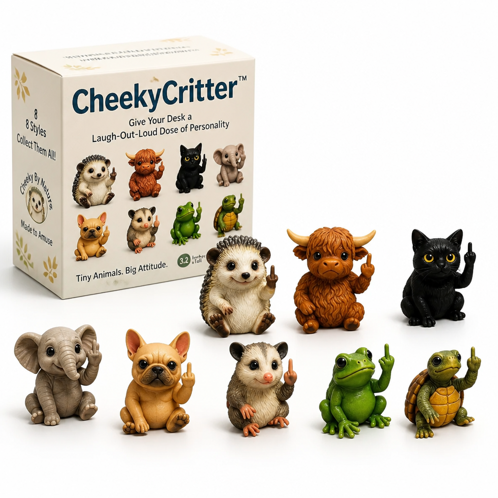 CheekyCritter™ — Give Your Desk a Laugh-Out-Loud Dose of Personality