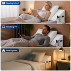 BedEase™ — Keep Pillows Put and Bedside Essentials Within Reach