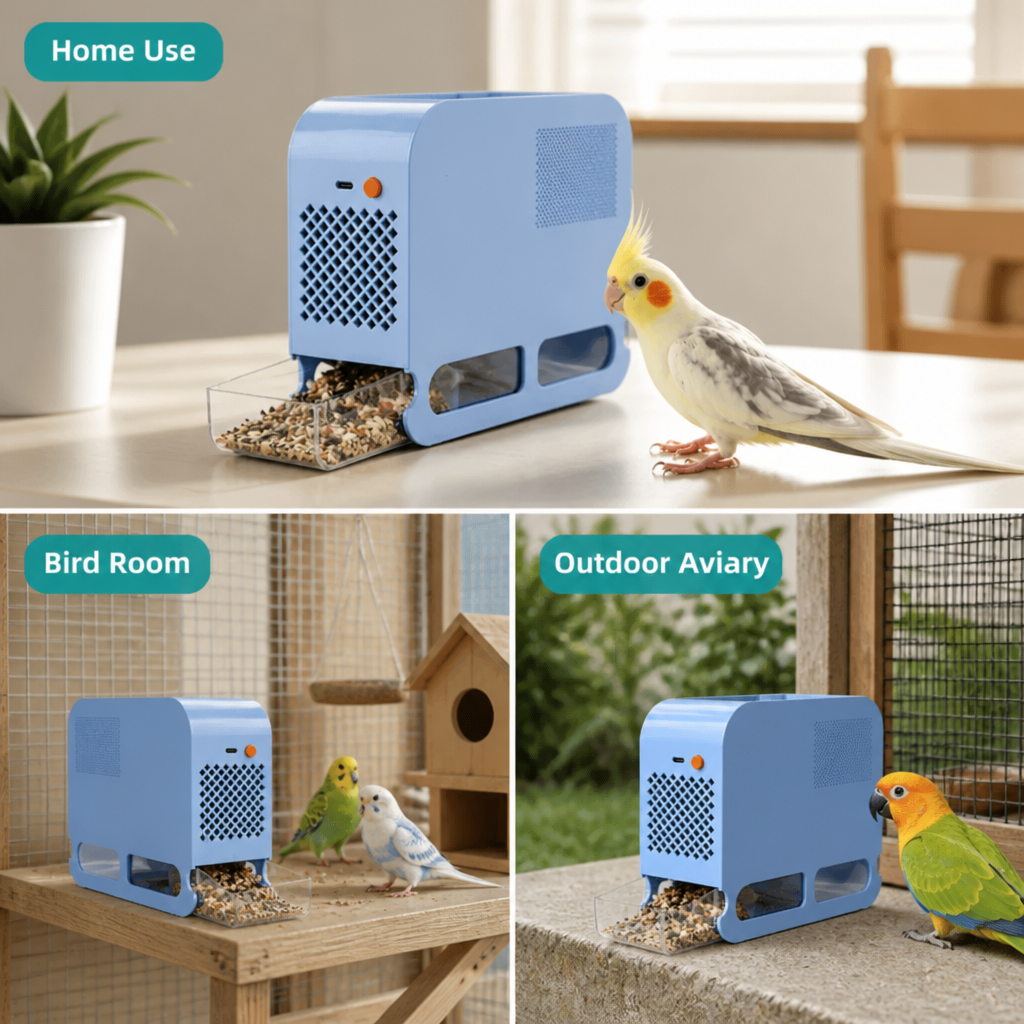 BreezeCrack™ Electric Seed Separator — Pure, Mess-Free Seeds That Keep Your Birds Happy and Healthy