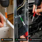 Hexivaro™ Magnetic Screwdriver Bit Set — Never Drop a Screw, Master Every Job with Confidence (8pcs)