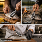 SwiftScale™ — Master Fish Prep Fast with Unshakable Comfort and Razor Precision