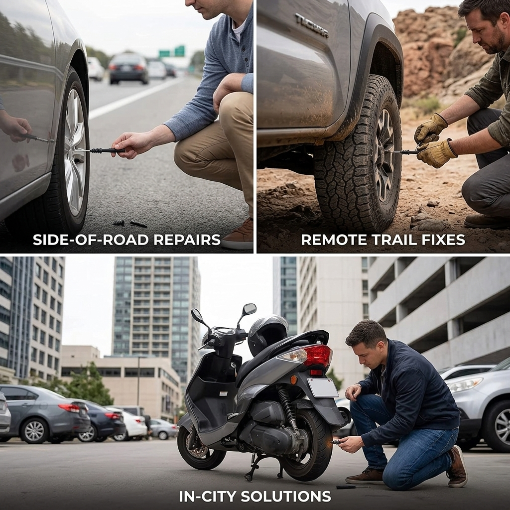 Ramplock™ — Take Control with Fast, Lasting Flat Tire Fixes Anywhere