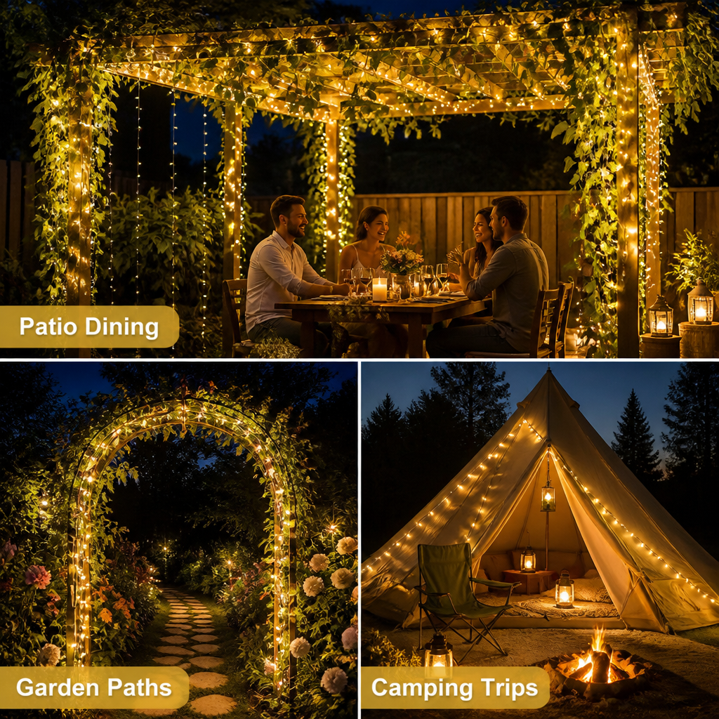 SolarFlare™ LED String Lights — Ignite Your Nights with Endless, Effortless Radiance