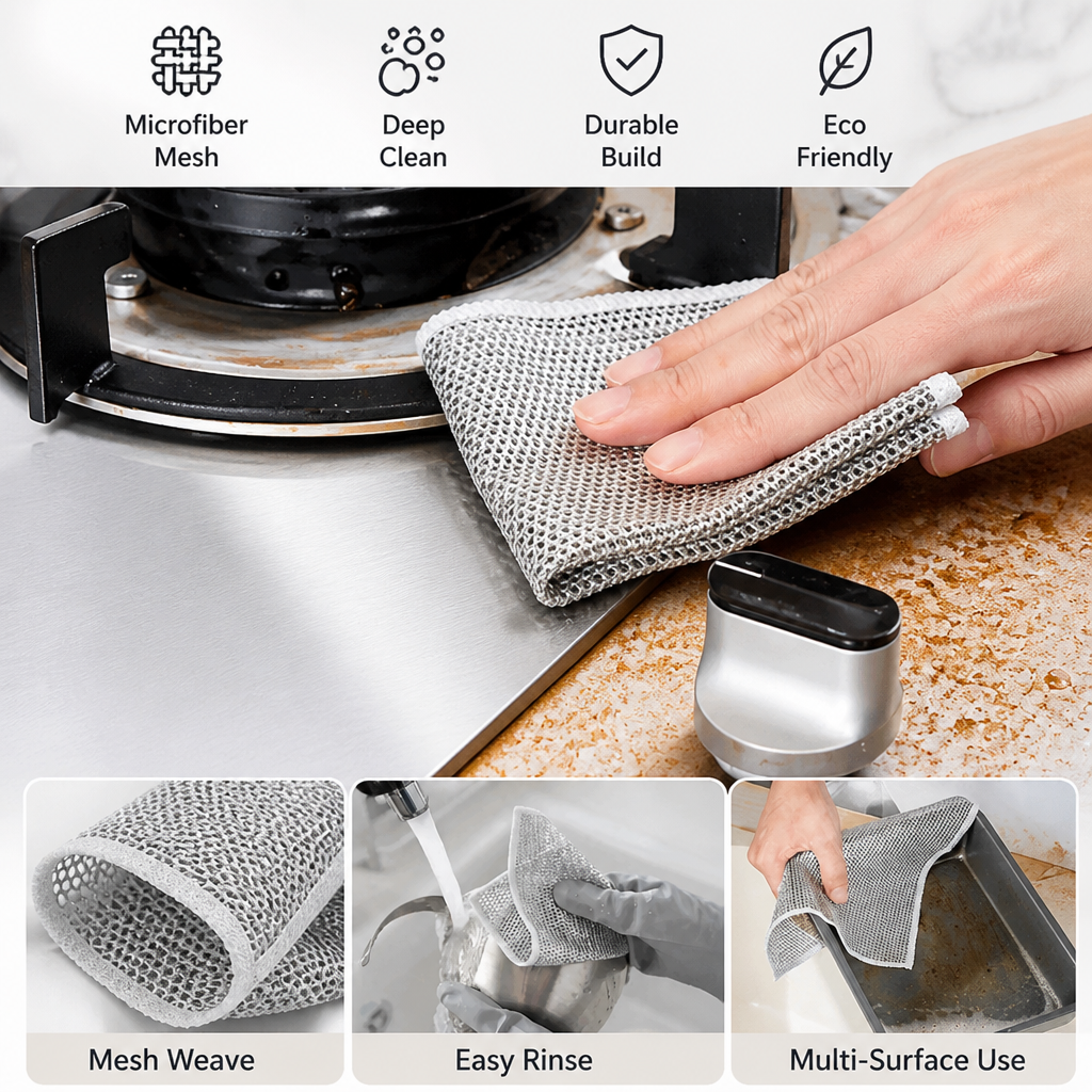 BrilloMate™ — Clean Faster, Shine Brighter, Stress Less Every Time