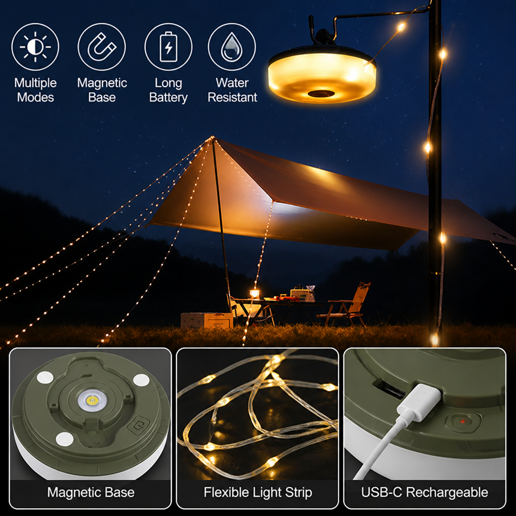 LumaTrail™ — Ignite Unforgettable Nights with Effortless, Weatherproof Glow