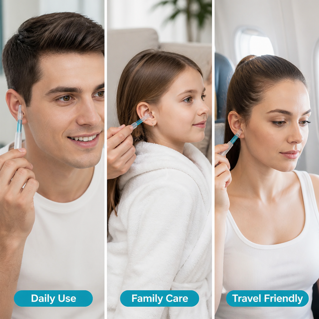 Earvexa™ Ear Cleaning Sticks — Finally See and Feel the Pure, Gentle Clean You Deserve