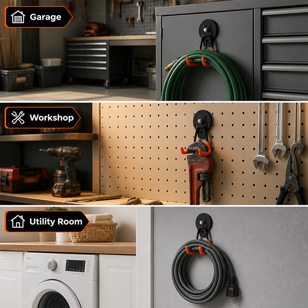 TitanGrip™ Magnetic Double-Claw Hook — Harness Unbreakable Strength to Command Your Space with Confidence