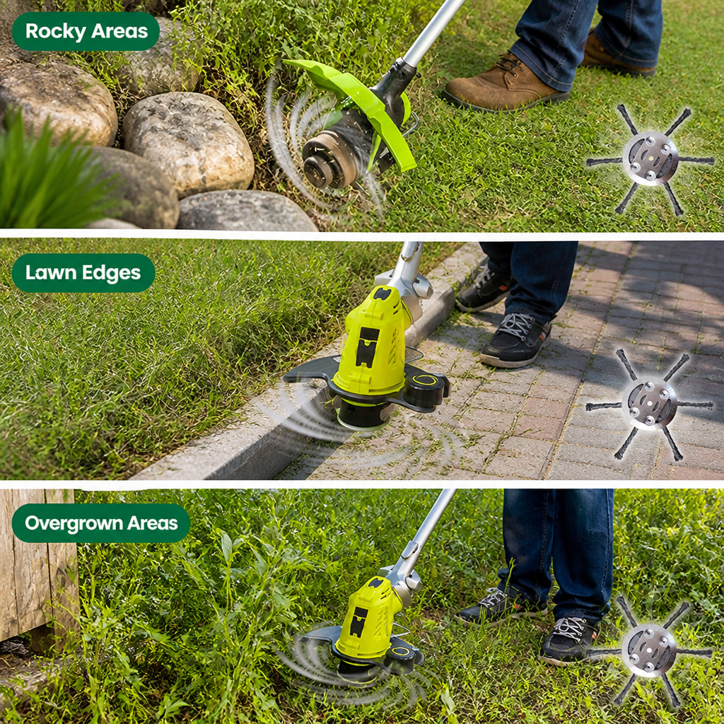 RamoraCut™ Replacement Heads — Cut Through Tough Grass Effortlessly and Own Your Perfect Lawn