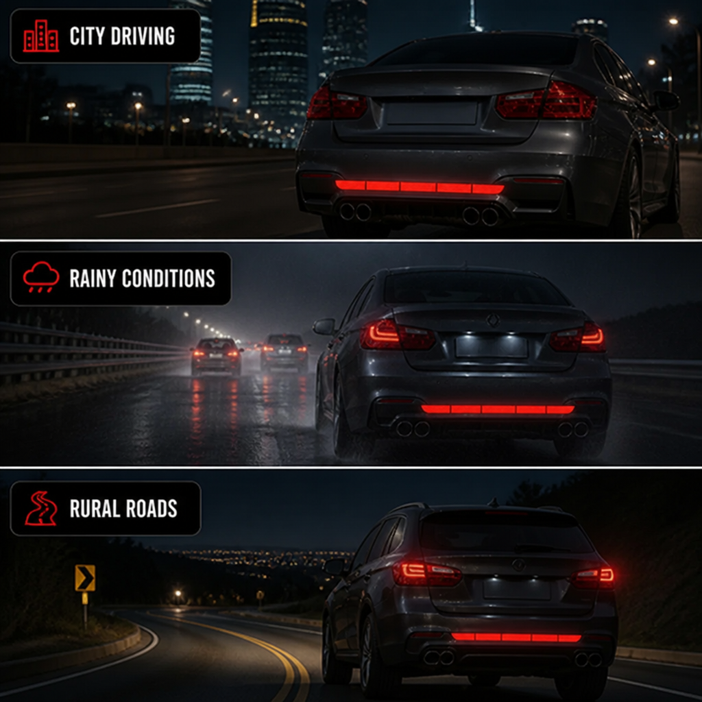 ViziShield™ Reflective Bumper Strips — Make Your Ride Unstoppable in the Dark