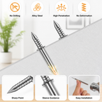 SteelEdge™ Ultra Nails — Perfectly Clean, Rust-Free Skirting Every Time