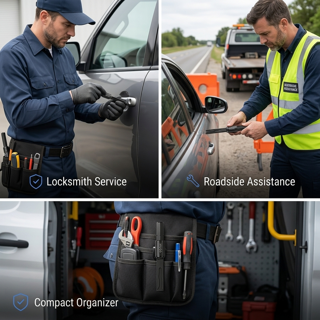 RoadEase™ — Keep Essential Gear Close and Be Ready for the Next Call