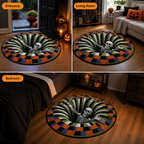 TwilightEcho™ 3D Skeleton Rug — Step Into Cozy, Spellbinding Halloween Magic