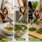 SwiftChop™ Herb Scissors — Slice Faster, Feel the Joy of Effortless Prep