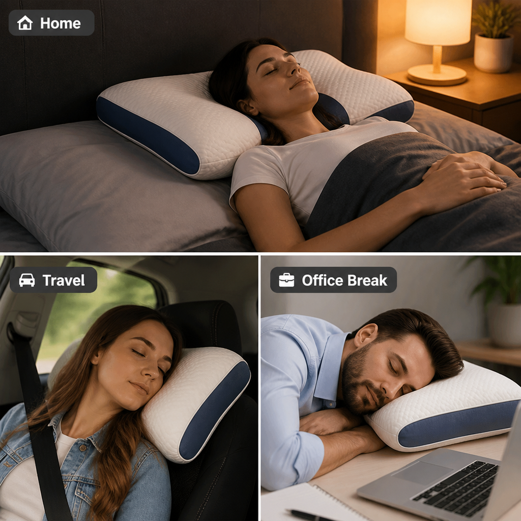 LumaRest™ — Wake Up Pain-Free with Neck Support That Feels Like a Gentle Embrace
