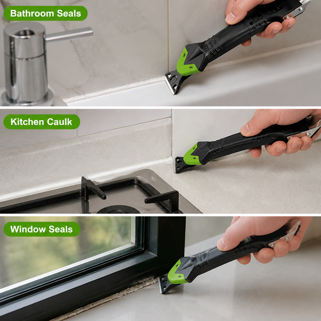 VersaSeal™ Master Scraper — Effortless Sealant Removal for Flawless, Scratch-Free Surfaces Every Time