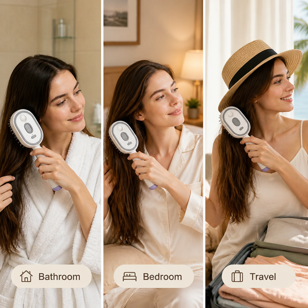 MistMellow™ — Tame Tangles with a Softer, More Comfortable Brush