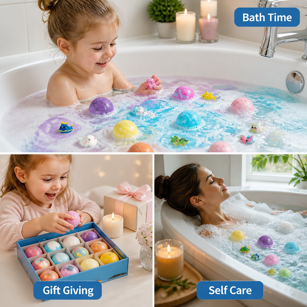 WaveJoy™ Fizz Bombs — Turn Bath Time into a Colorful, Calming Treasure Hunt Your Kids Will Beg For