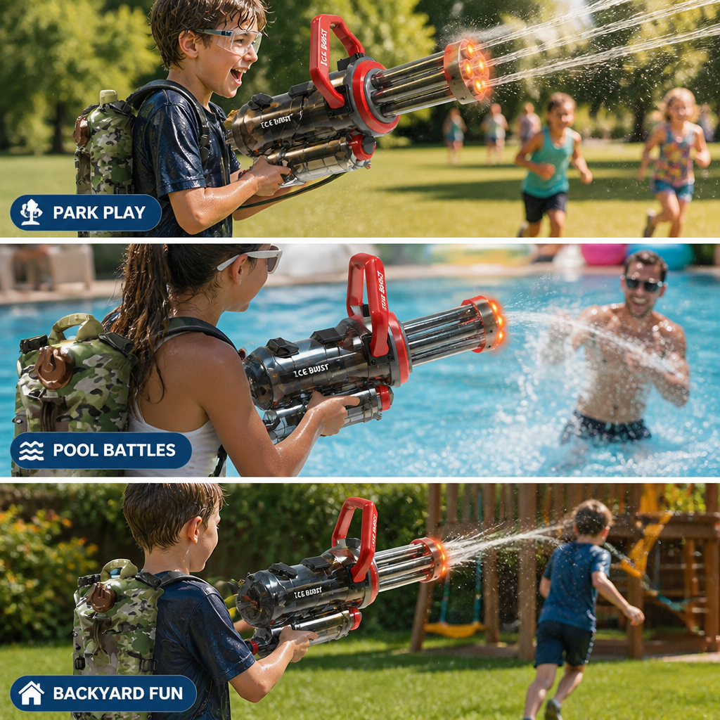 HydraBlaze™ — Unleash Relentless Power and Light Up Every Water Battle