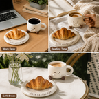 VelariJoy™ Cup & Saucer — Turn Every Sip Into a Smile and Uplift Your Day